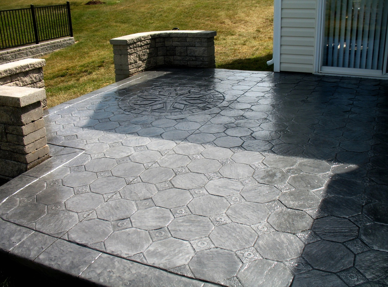 Stamped Concrete Patio Designs Greystone Masonry for sizing 1600 X 1184