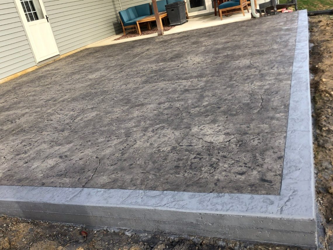 Stamped Concrete Patio Installation Fort Wayne Stamped inside size 1140 X 855