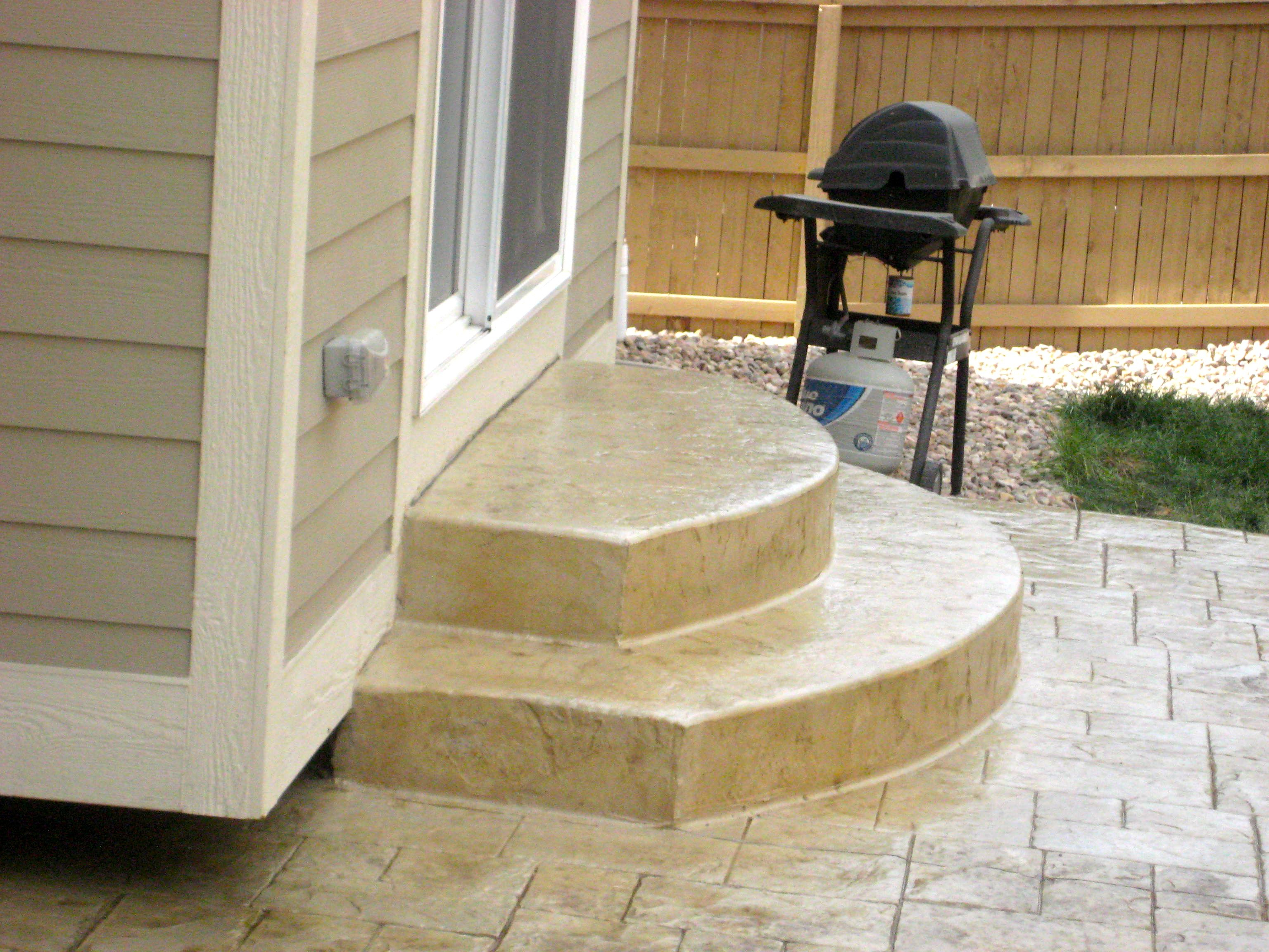 Stamped Concrete Patios Are The Rage In Denver Now with regard to size 3072 X 2304