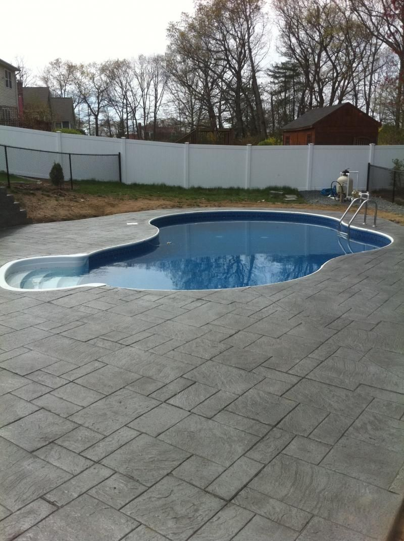 Stamped Concrete Pool Deck Apron Ri Rhode Island Artistic inside sizing 800 X 1071