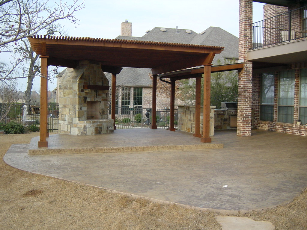 Stamped Patio Design Dallas With A Stamped Concrete Patio throughout sizing 1024 X 768