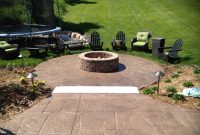 Stampedconcretepatio Stamped Concrete Patio With Fire with sizing 1024 X 768