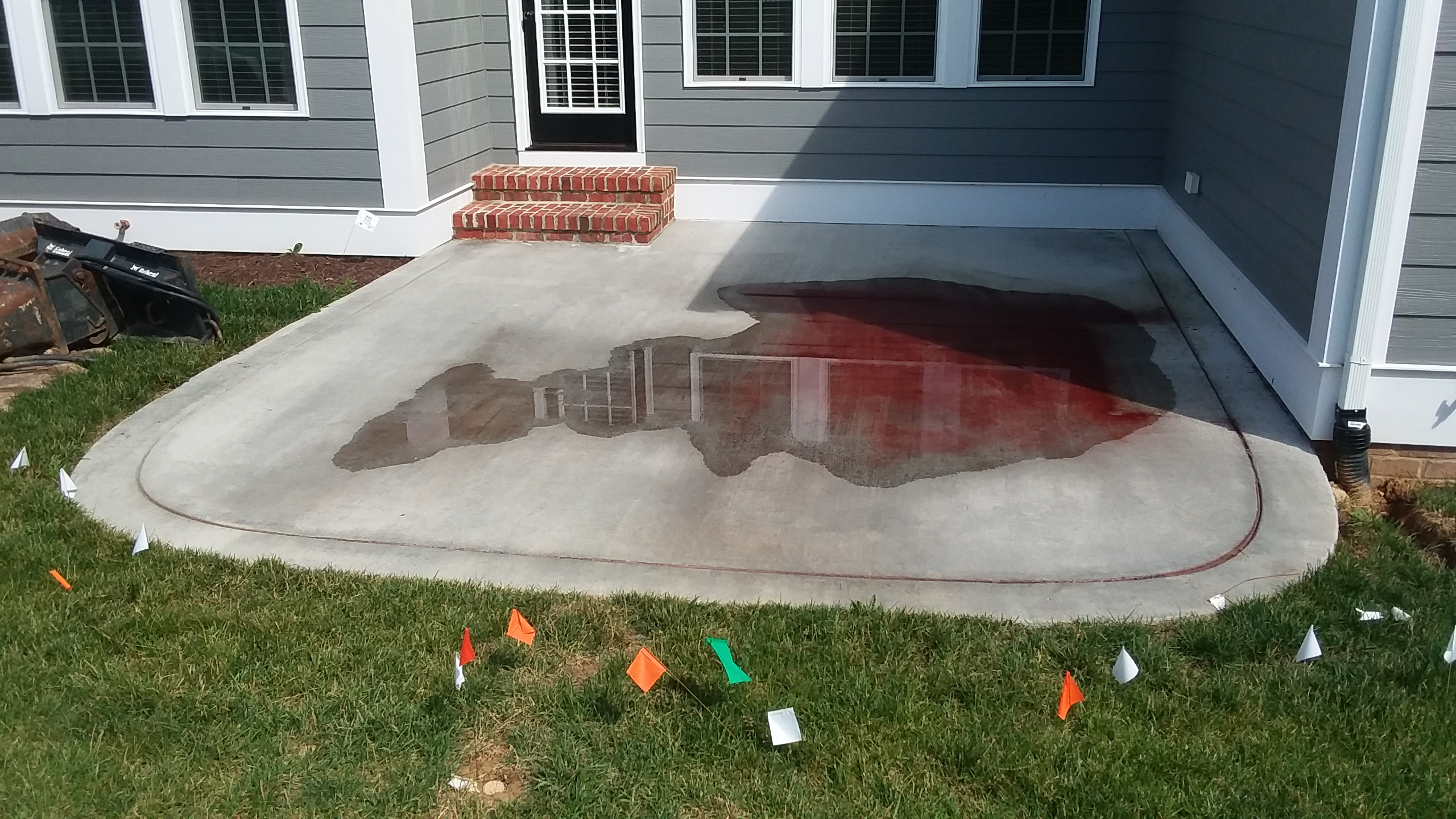 Standing Water On Patio Design Concrete Builders with regard to size 2560 X 1440