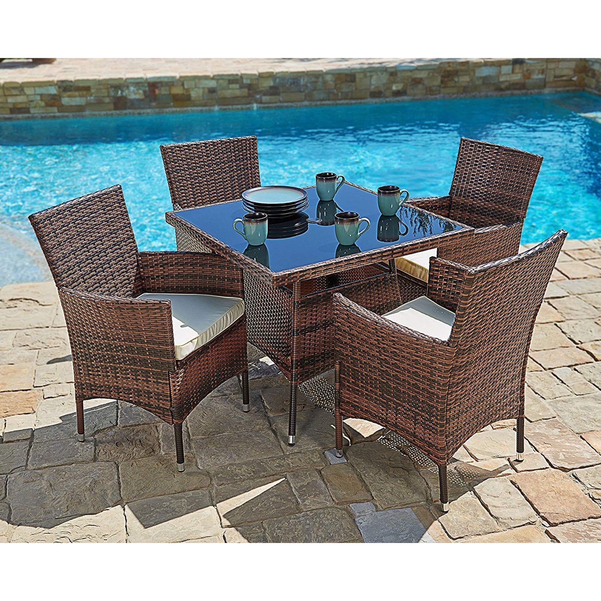 Suncrown Outdoor Dining Set Not All Patio Furniture Has To throughout dimensions 2000 X 2000