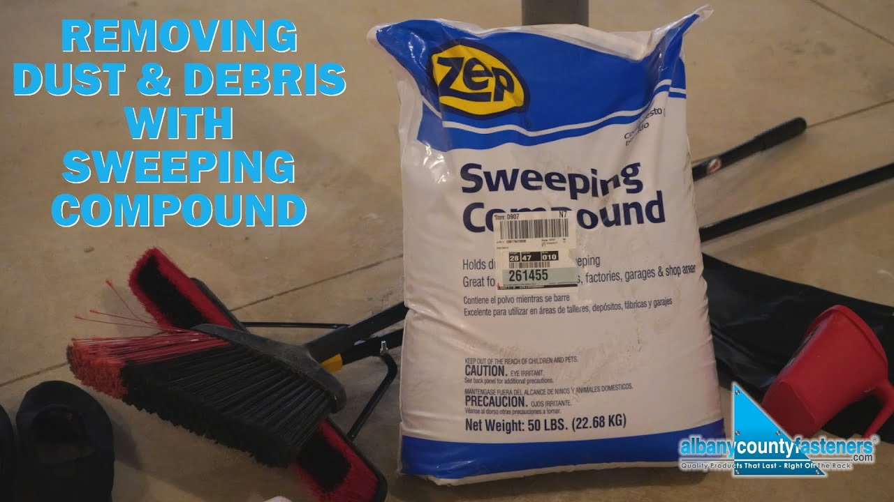 Sweeping Compounds Cleaning Dust Debris Off Concrete Diy Home Improvement for size 1280 X 720