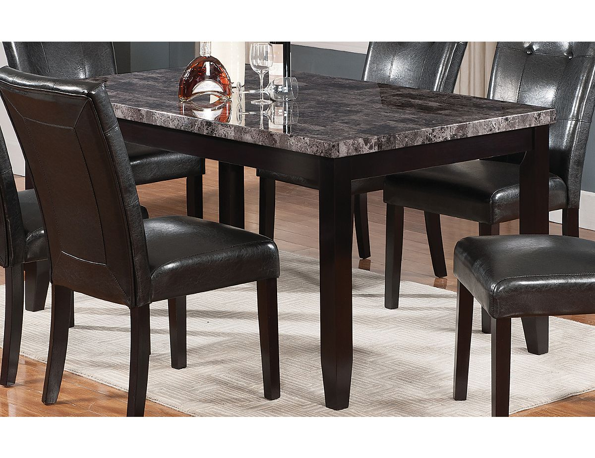 Tahoe Faux Marble Dining Table Tahoeg Tb The Brick inside measurements 1200 X 925