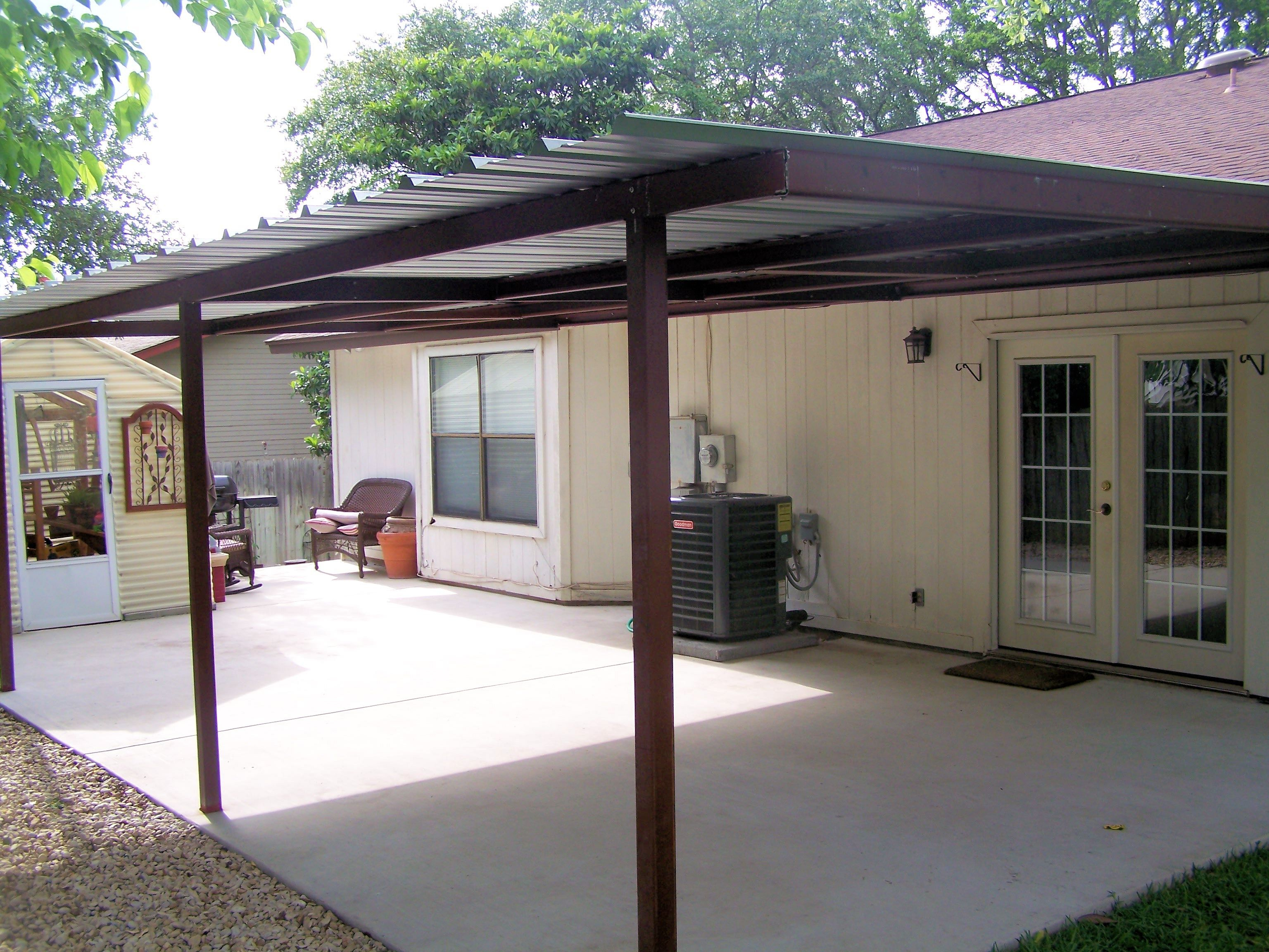 Tarp Lean To Off House Attached Lean To Patio Cover North regarding sizing 3072 X 2304