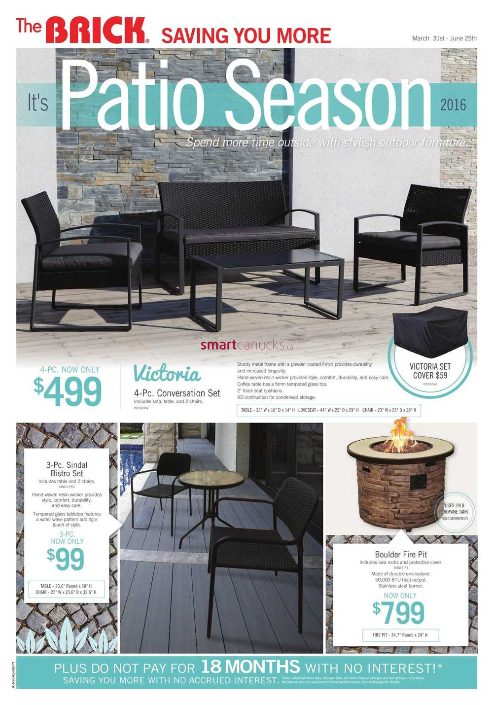 The Brick Patio Season Flyer March 31 To June 25 pertaining to proportions 1000 X 1430