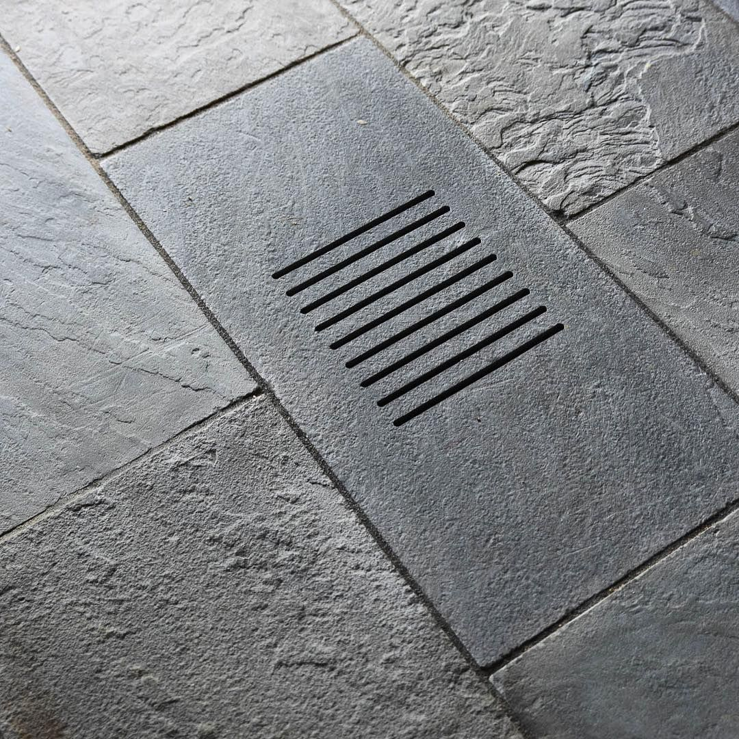 The Custom Bluestone Drain Cover We Had Made Turned Out with regard to dimensions 1080 X 1080