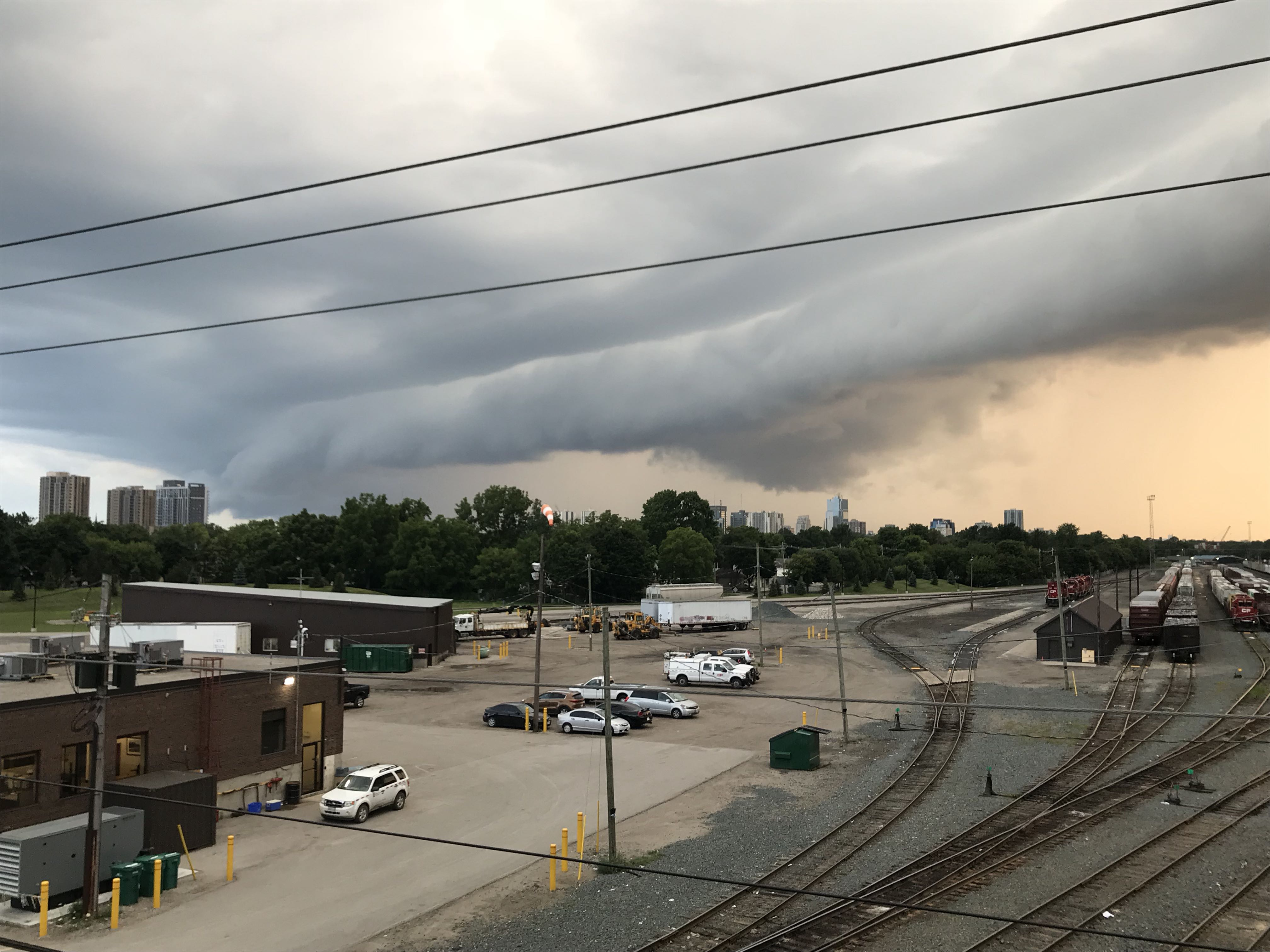 The Sky Right Now Taken From The Quebec St Bridge Looking in dimensions 4032 X 3024