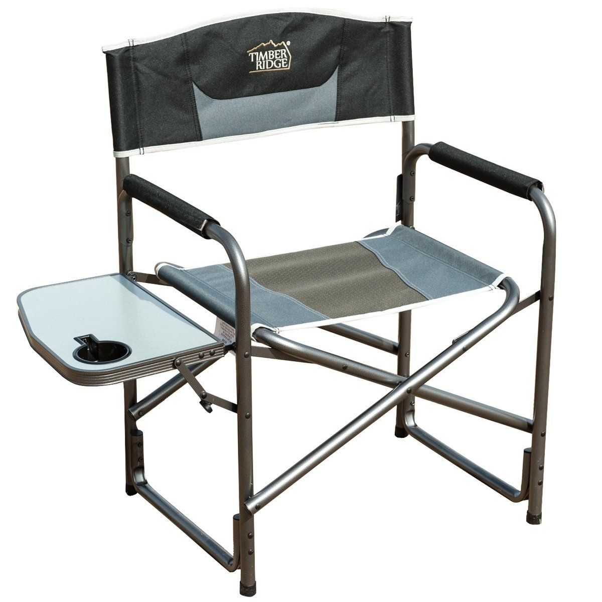 Timber Ridge Aluminum Portable Directors Folding Chair With in dimensions 1200 X 1200