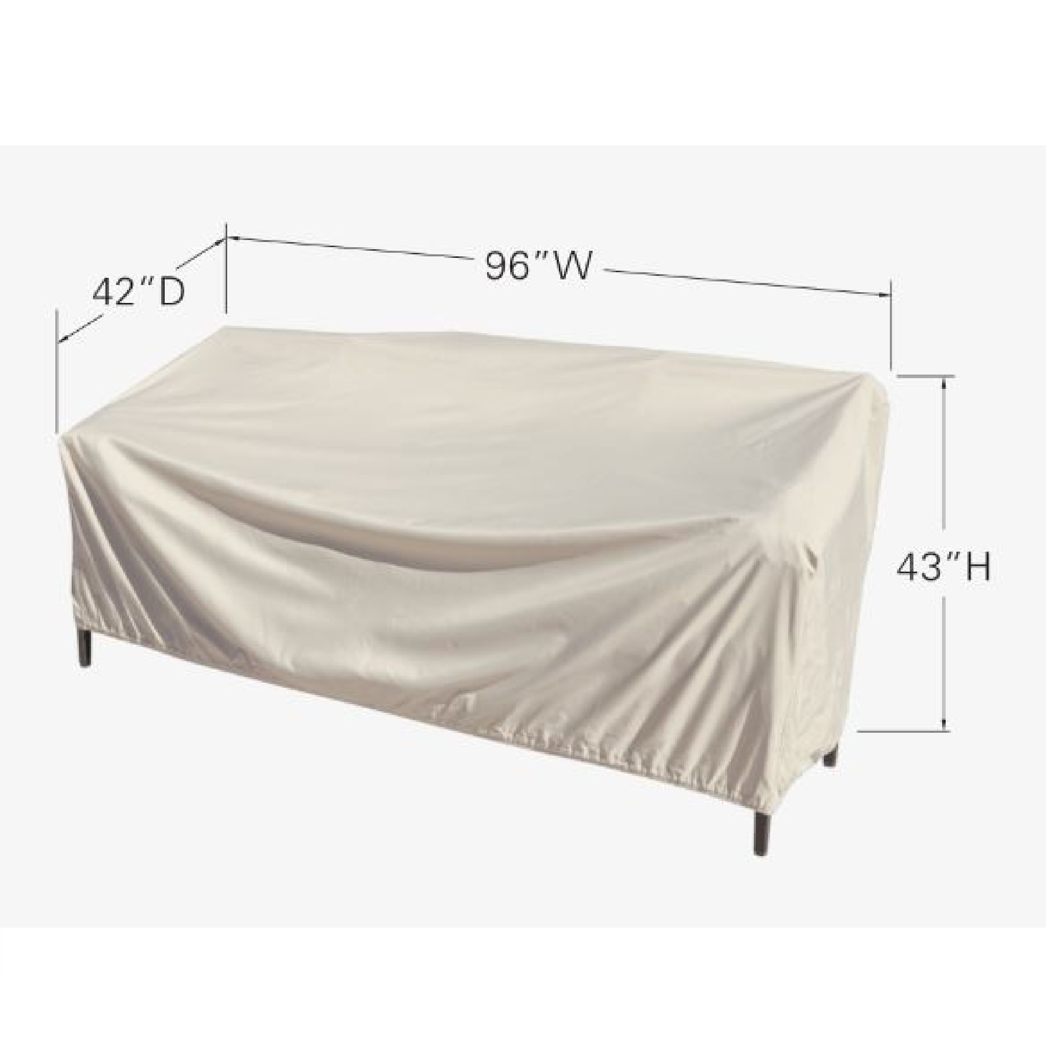 Treasure Garden Protective Patio Furniture Cover Cp243 X Large Sofa inside proportions 2048 X 2048