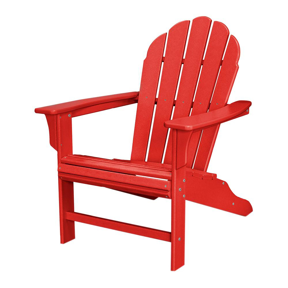 Trex Outdoor Furniture Hd Sunset Red Patio Adirondack Chair regarding measurements 1000 X 1000