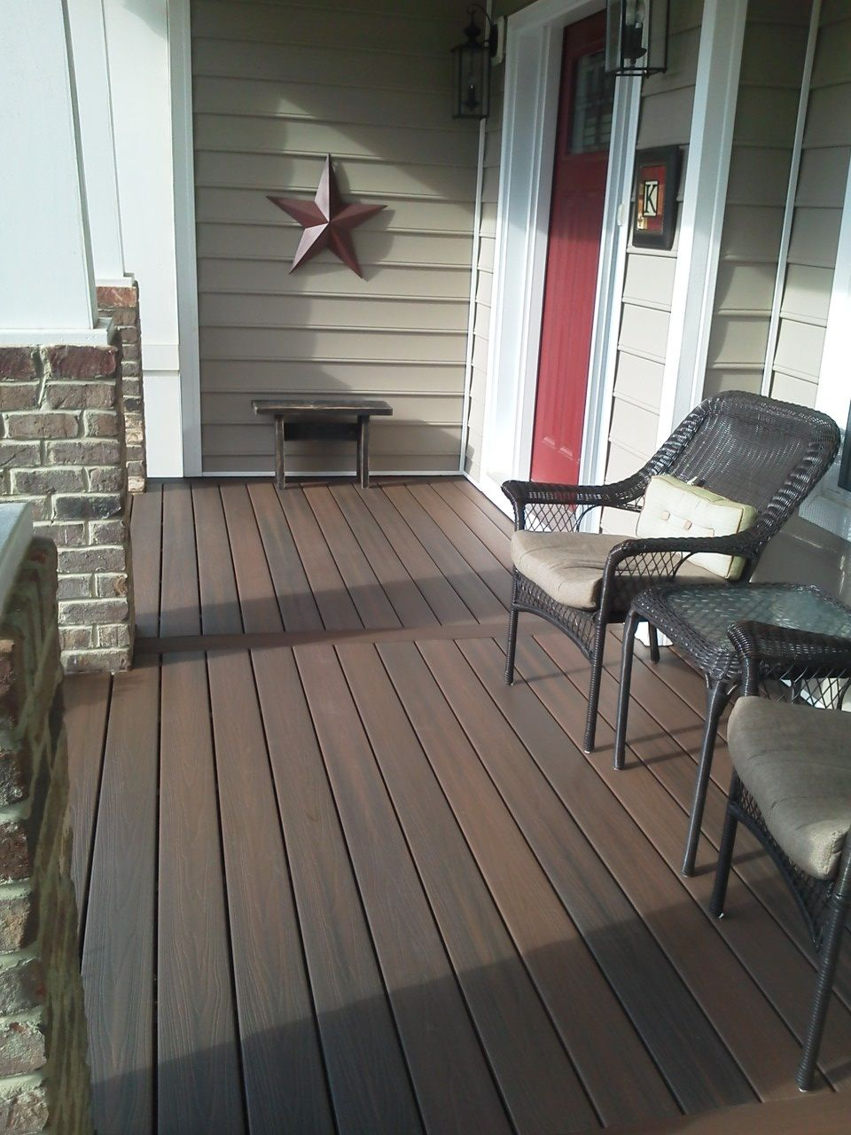 Trex Wood Front Porch Floor Covering Ideas Like Our regarding size 960 X 1280