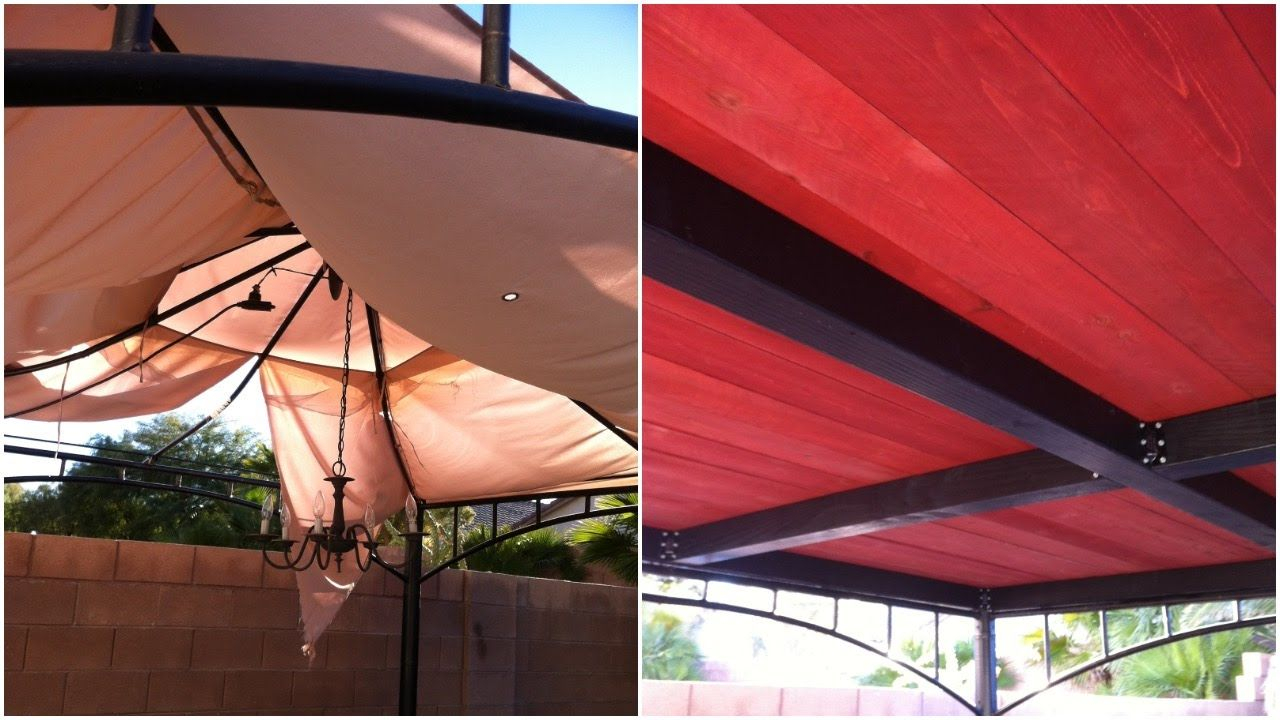 Turn Your Old Ripped Target Gazebo Into This Replacement with regard to dimensions 1280 X 720