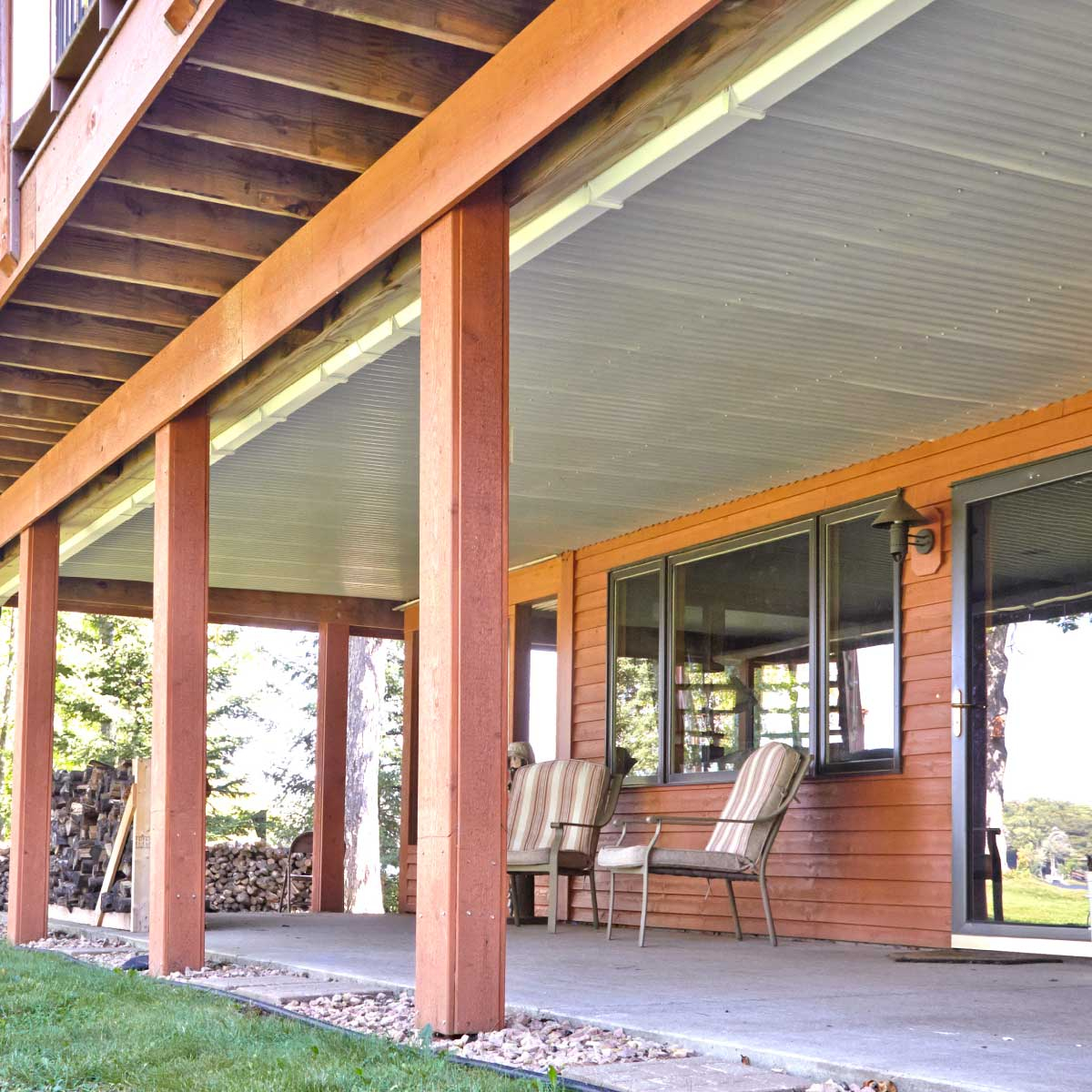 Under Deck Roof The Family Handyman with regard to measurements 1200 X 1200