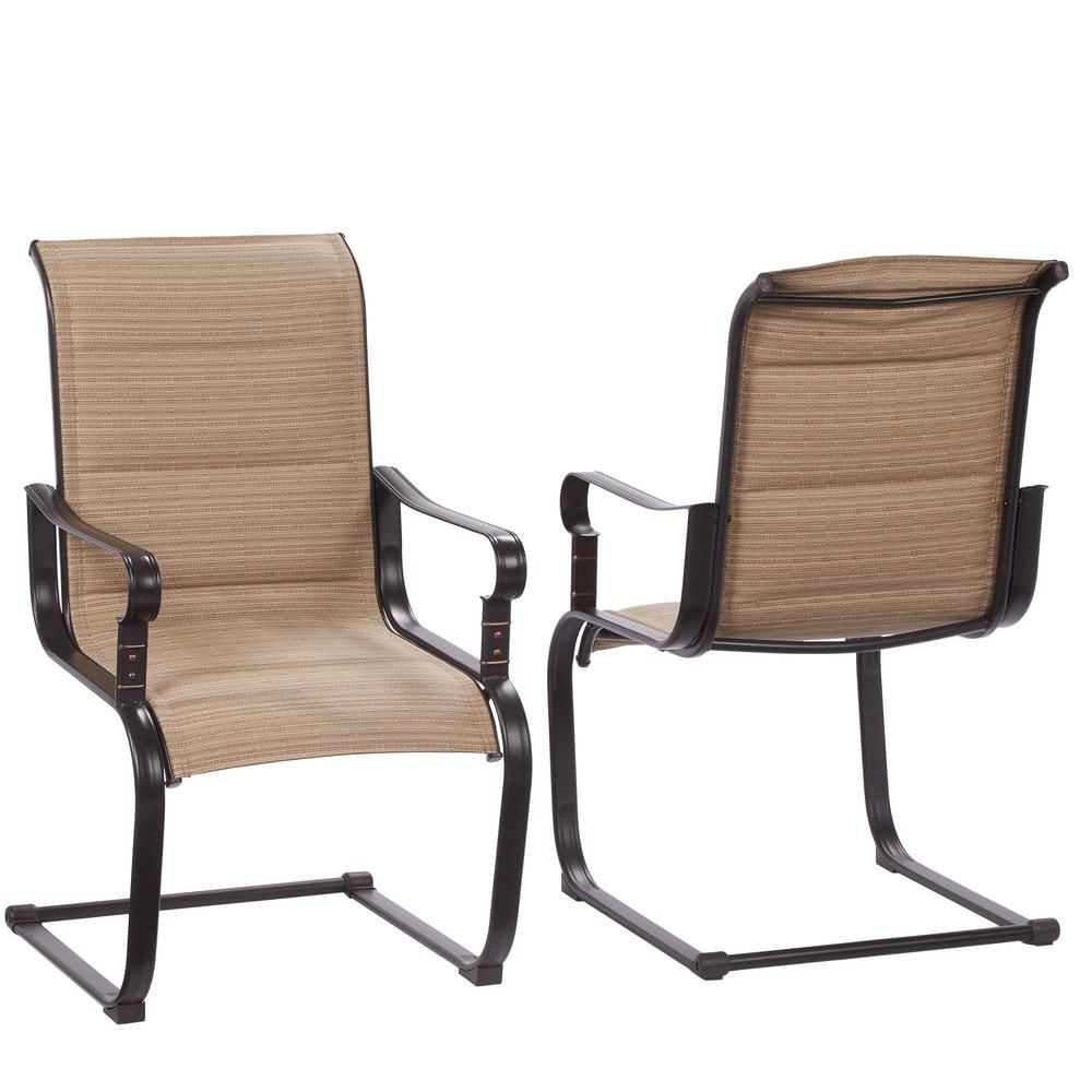 Unique Hampton Bay Belleville Rocking Padded Patio Chairs with size 1000 X 1000