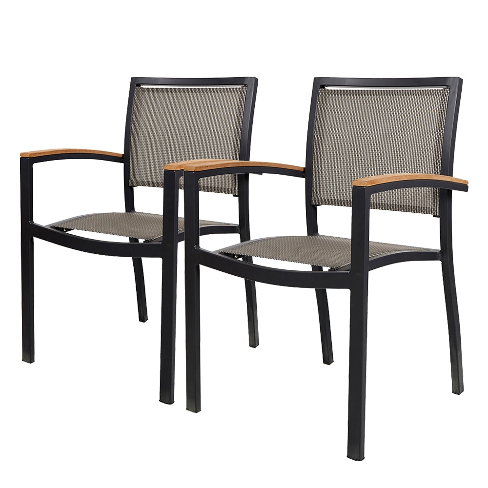 Us 18809 1 Off2 Pk Stackable Patio Chairs Metal Indoor Outdoor Restaurant Stack Chair Arm Constructed Aluminum Alloy Lightweight Sturdy In regarding dimensions 1000 X 1000