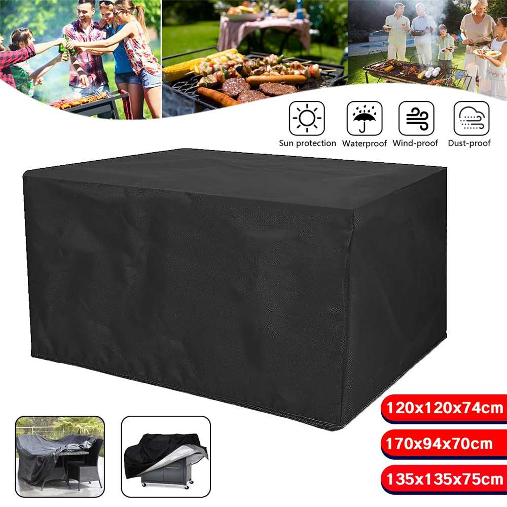 Us 3455 48 Offblack Outdoor Waterproof Patio Garden Furniture Covers Rain Snow Chair Covers For Sofa Table Chair Dust Proof Cover 3size On regarding sizing 1000 X 1000