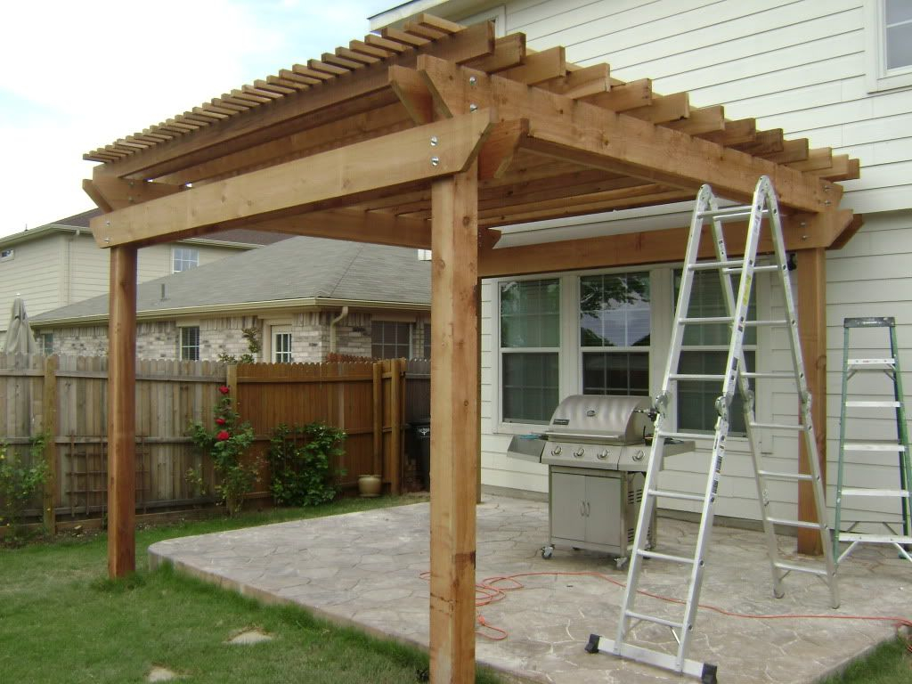 Using 6x6 Posts Like Our New Gate Posts Pergola Pergola with size 1024 X 768