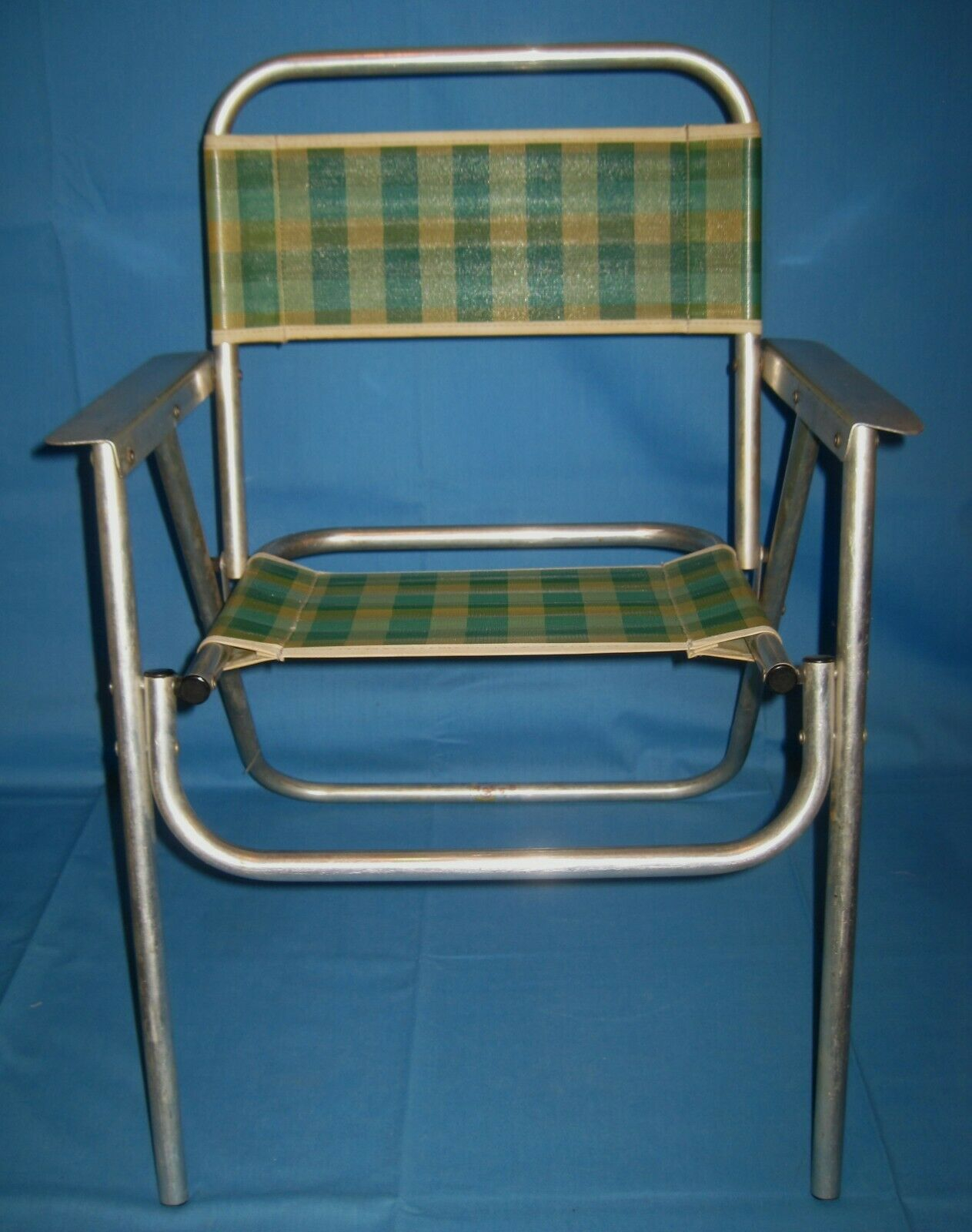 Vtg Aluminum Child Toddler Folding Lawn Chair Lightweight Beach Yard Patio with regard to sizing 1263 X 1600