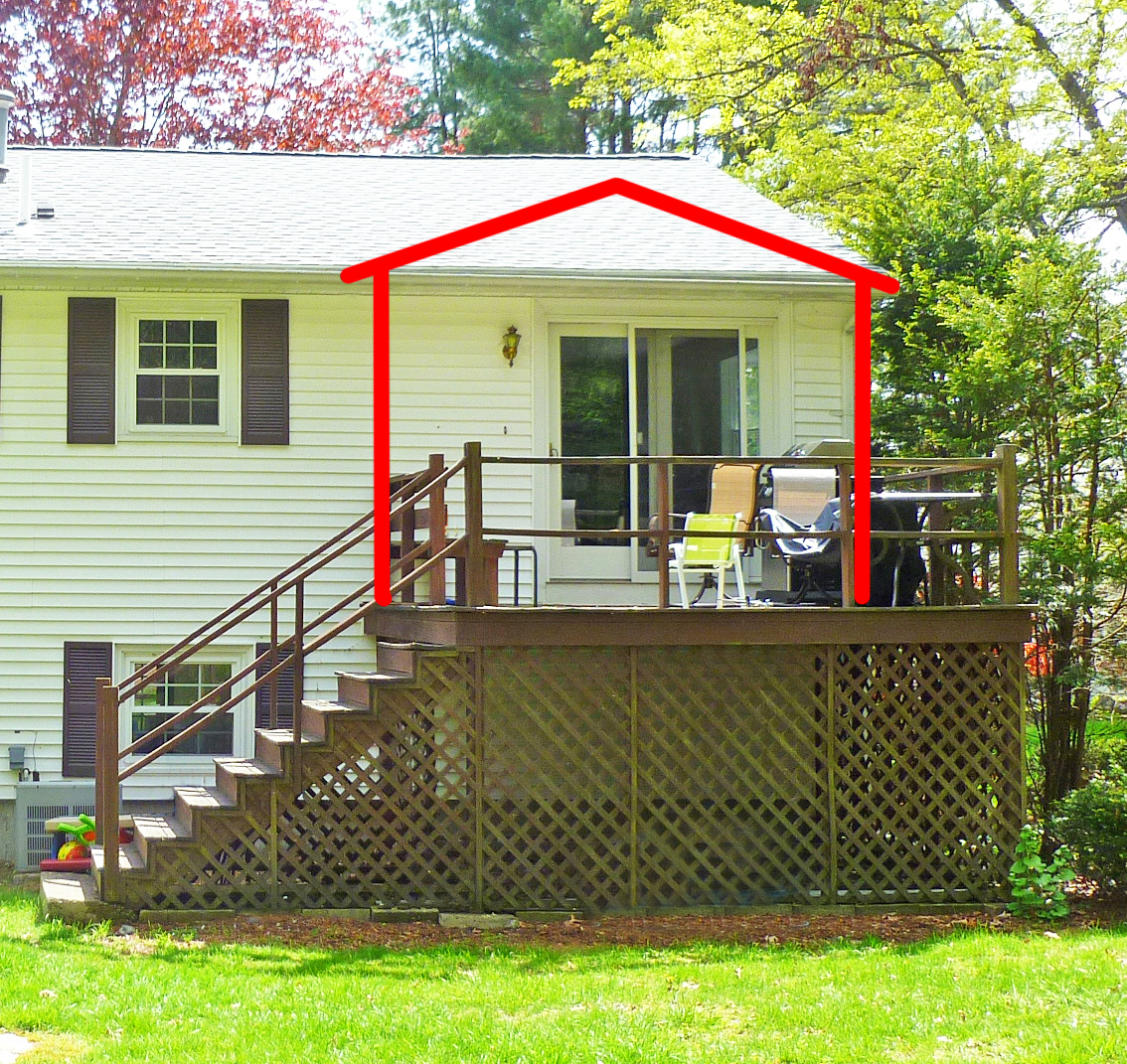 Want To Convert Your Deck To A Porch Suburban Boston with regard to proportions 1134 X 1071