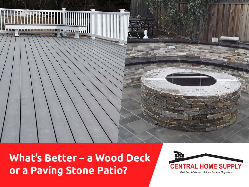 Which Is Better A Wood Deck Or A Paving Stone Patio regarding size 1024 X 768