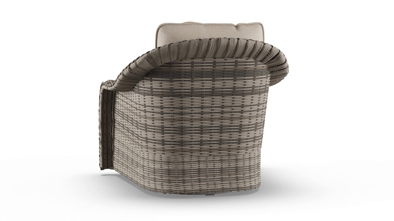 Wilson Fisher Lakewood All Weather Wicker Cushioned Swivel pertaining to sizing 1280 X 720