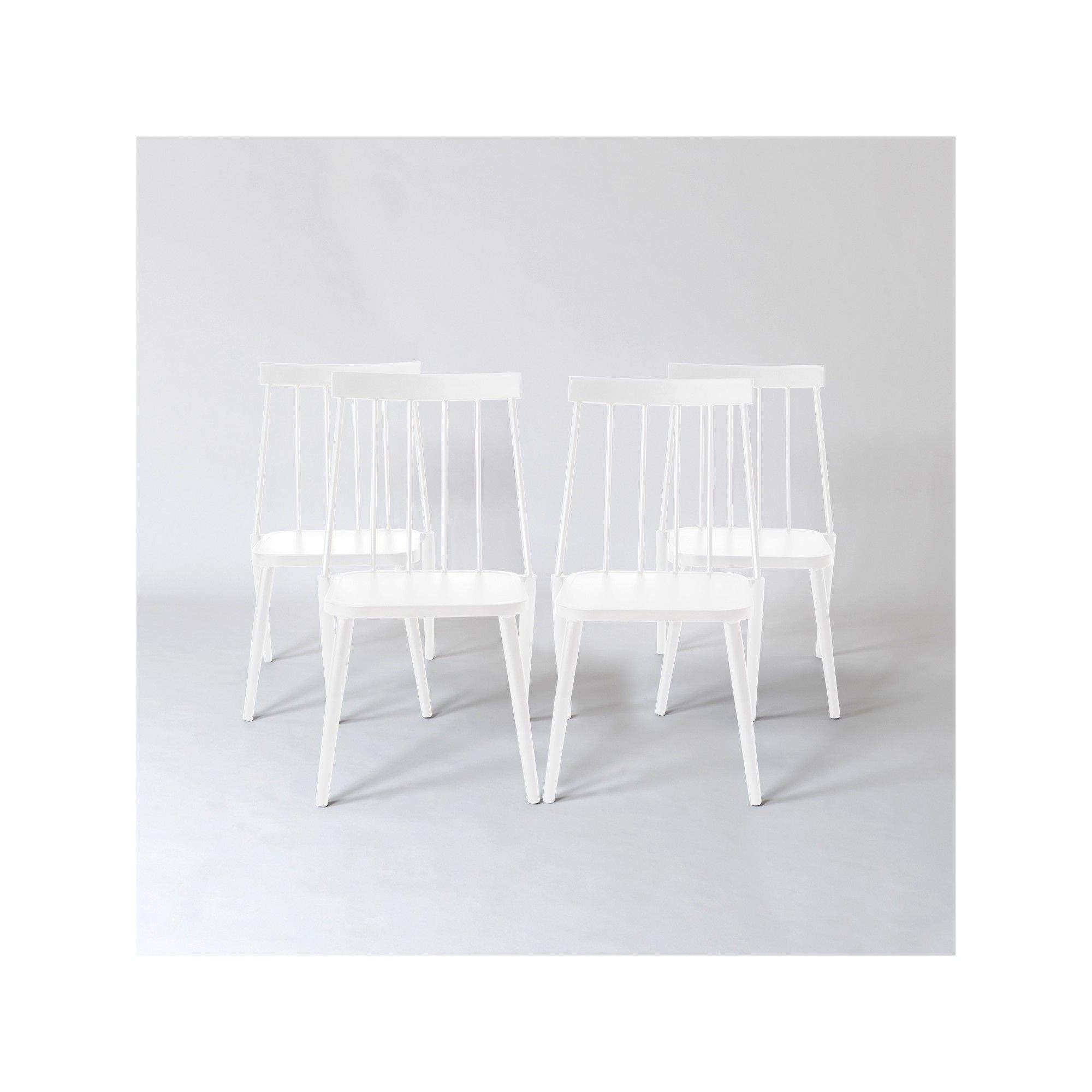 Windsor 4pk Patio Dining Chair White Project 62 with regard to sizing 2000 X 2000