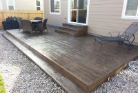 Wood Grain Texture Stamped Concrete Patio Steps Outdoor with regard to dimensions 1632 X 1224