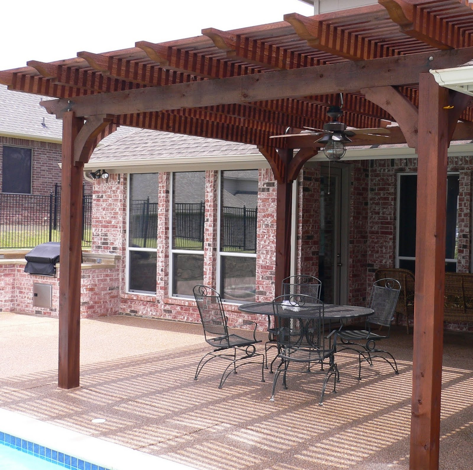 Wood Patio Cover Design Ideas Standing Plans Solid Covers intended for proportions 1600 X 1590