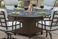 Woodard Hammered 48 In Round Fire Pit Table The in dimensions 3200 X 3200