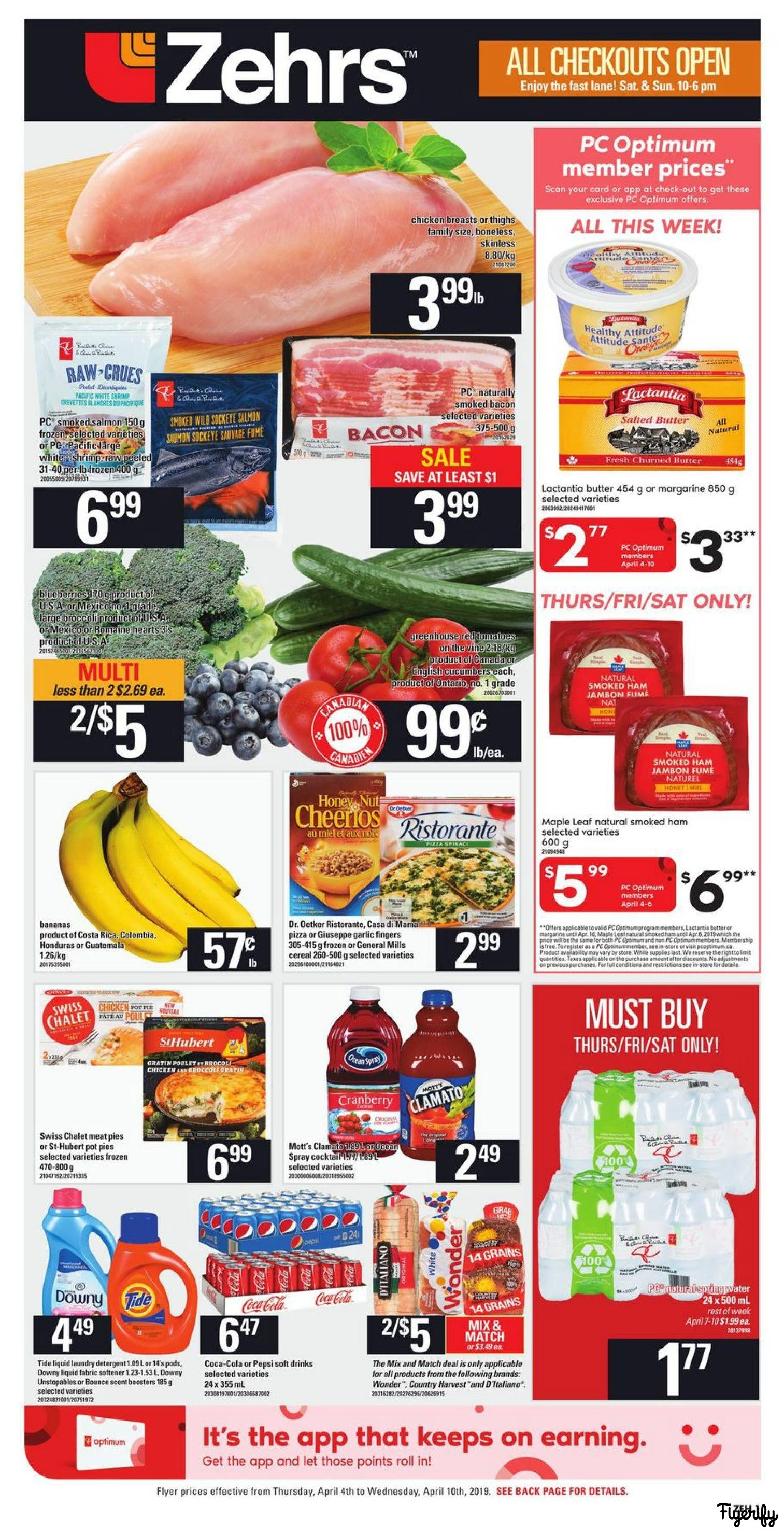 Zehrs Flyer April 4 To 10 Canada throughout proportions 1513 X 2957