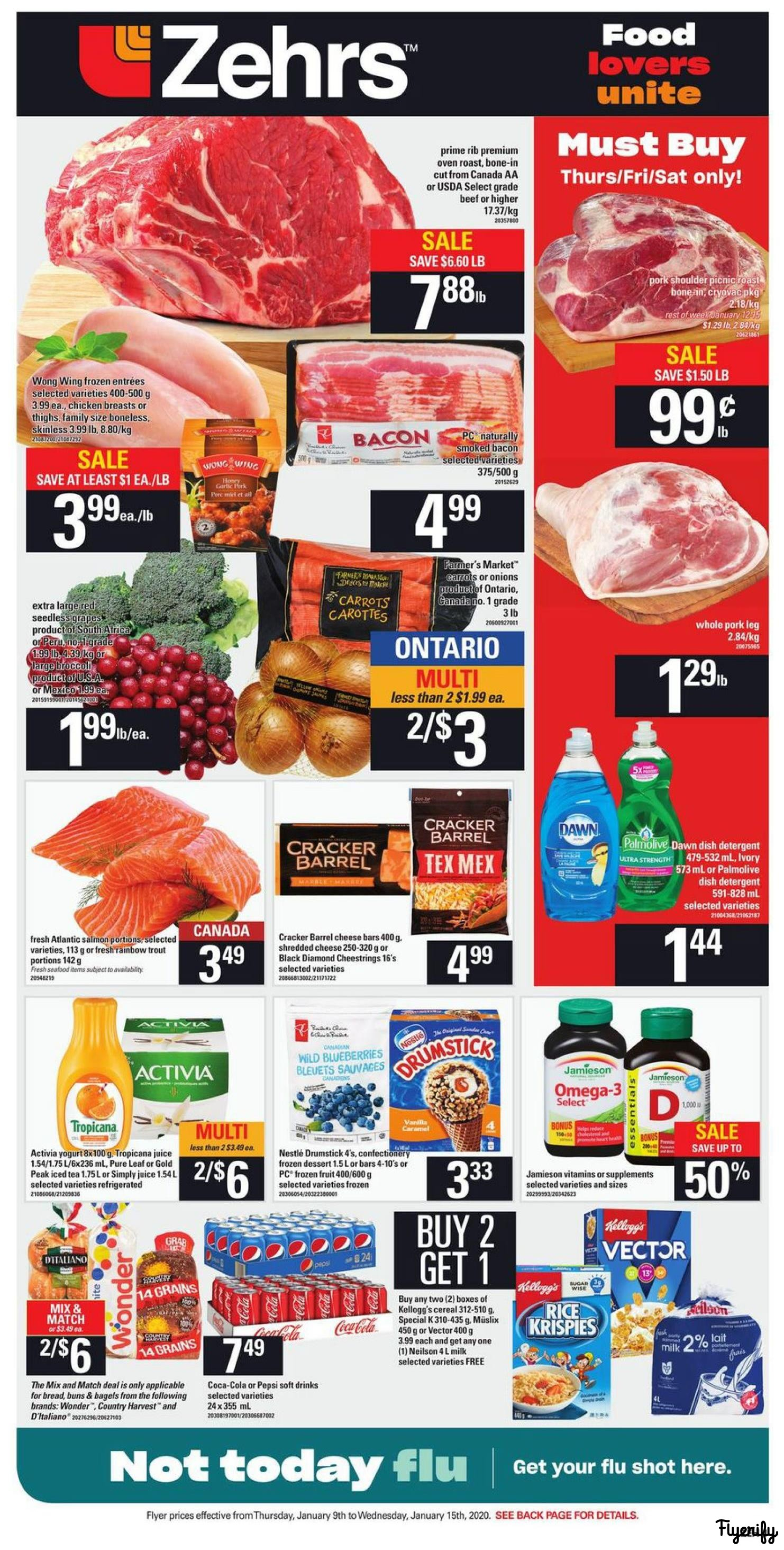 Zehrs Flyers in dimensions 1482 X 2928